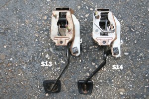 S13 vs S14 240sx Clutch Pedal Comparison